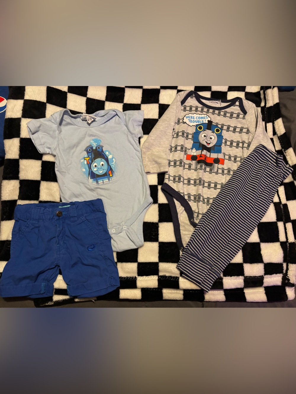 6/12 month Thomas the tank engine outfits